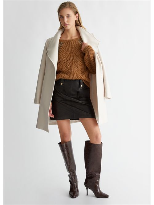 cappotto donna panna LIU JO | WF4272T4612/30401